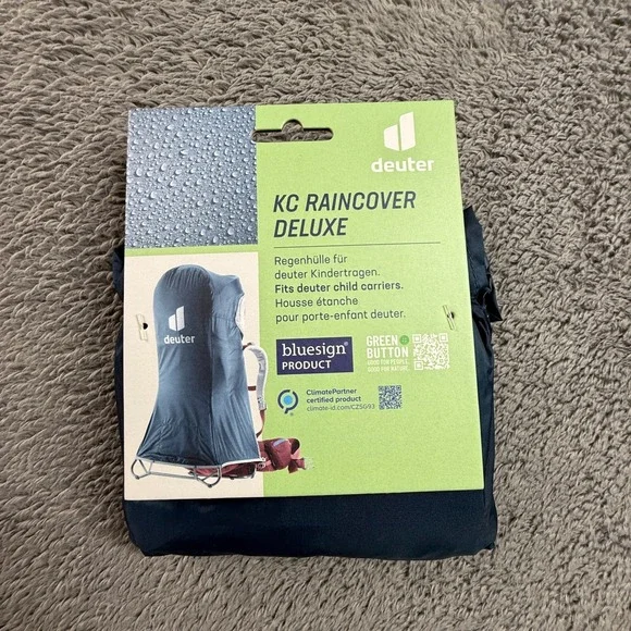 Deuter KC Raincover Deluxe Blue Kid Comfort Child Carrier Accessory Attachment - Picture 1 of 3